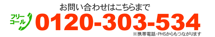 フリーダイアル0120-303-534