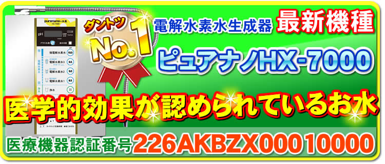 電解水素水ピュアナノ驚愕お値引き