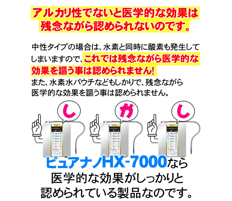 ピュアナノは医学的効果が認められています