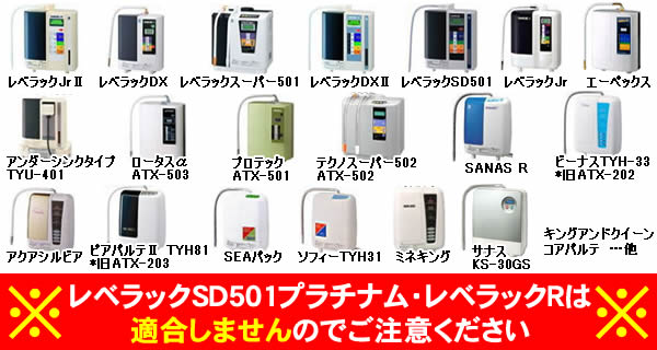 エナジック・サナステック適合機種