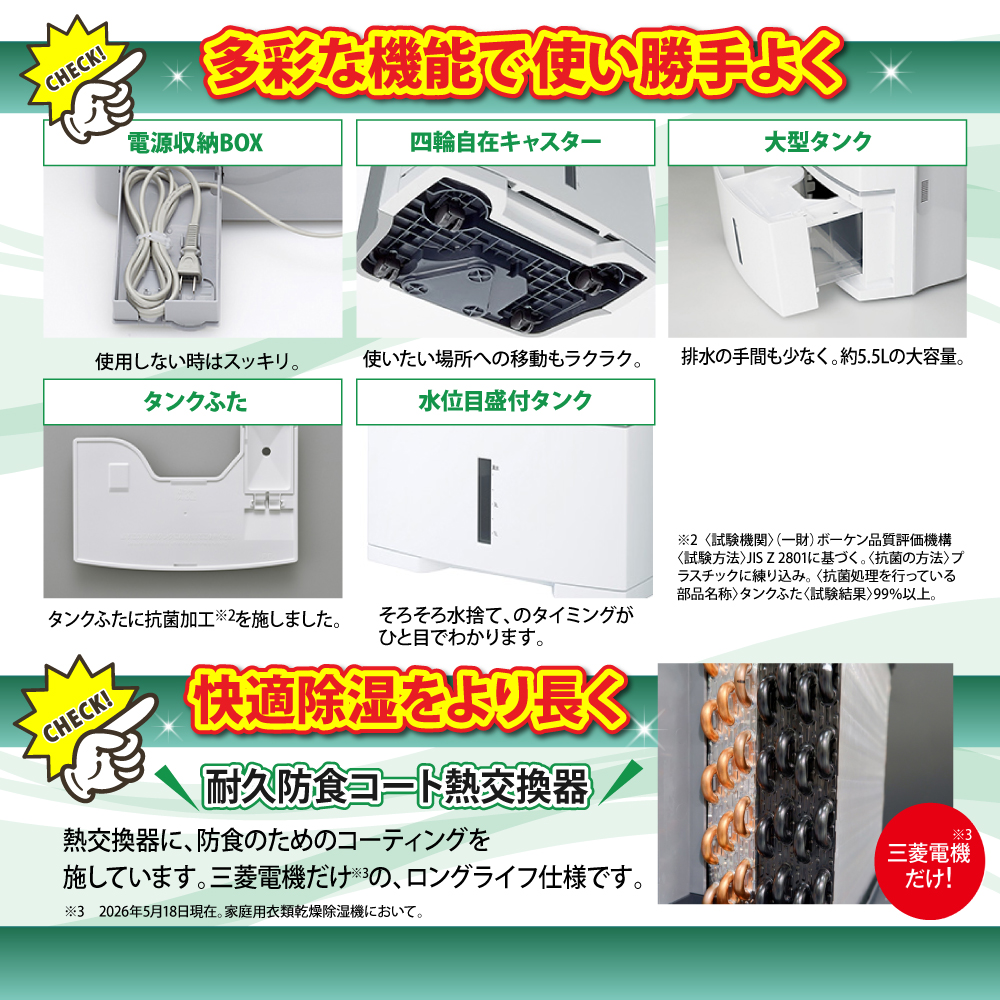 三菱電機 衣類乾燥除湿機MJ-PV250ZXは多彩な機能で使い勝手よし