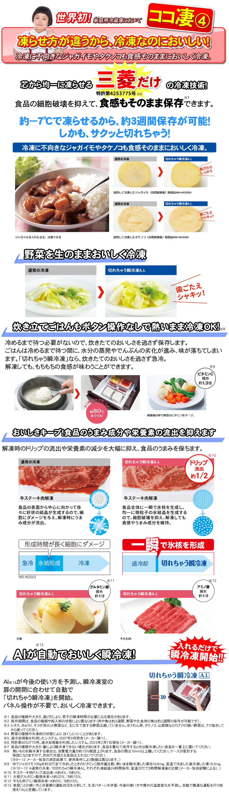 三菱冷蔵庫MR-WZ55K-W機能04