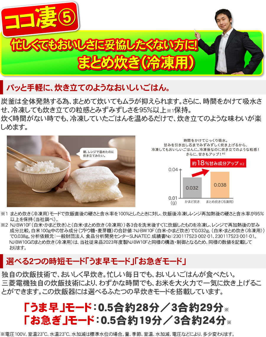 忙しくてもおいしさに妥協したくない方に！まとめ炊き（冷凍用）