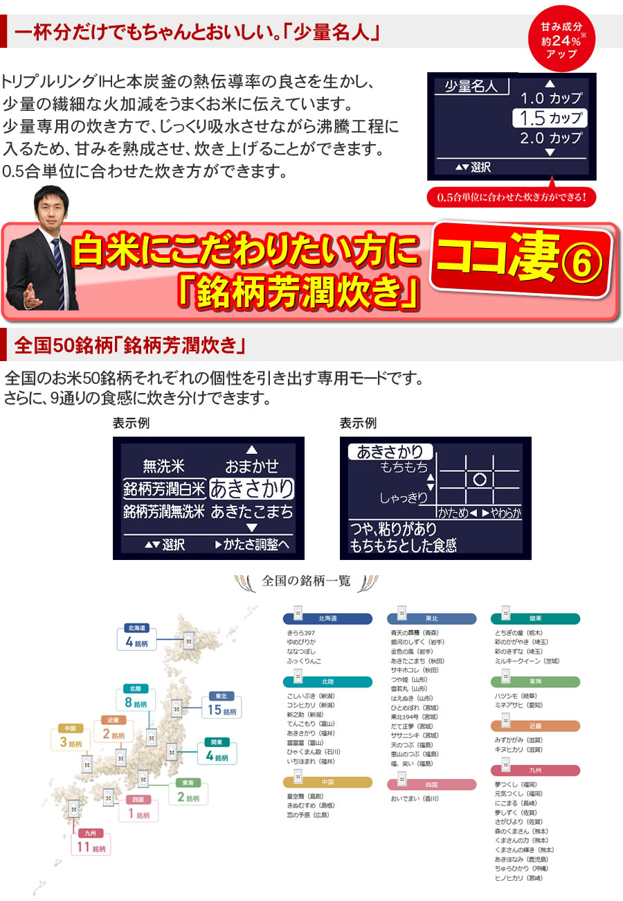 全国50銘柄「銘柄芳潤炊き」