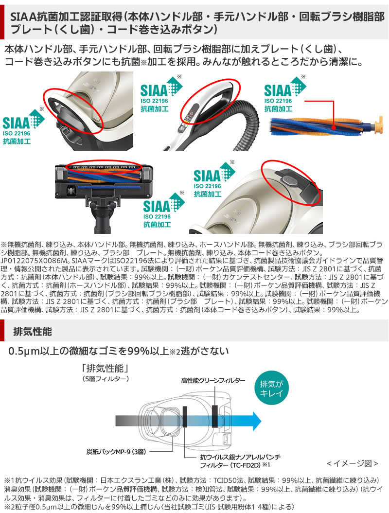 在庫僅少のため価格調整中】三菱 掃除機 MITSUBISHI 紙パック式掃除機
