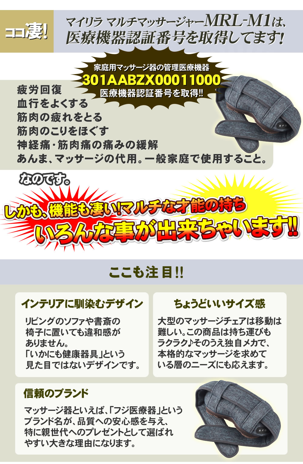 MRL-M1は管理医療機器です